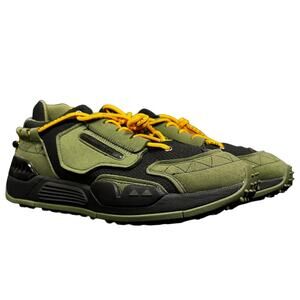 Polo Sport Ralph Lauren PS200 Suede & Mesh Green/Black Sneakers 11.5 $228 Retail